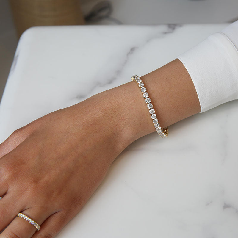Tennis Bracelet Lab Grown 10ct