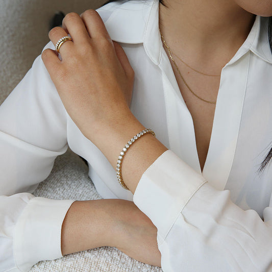 Tennis Bracelet Lab Grown 10ct