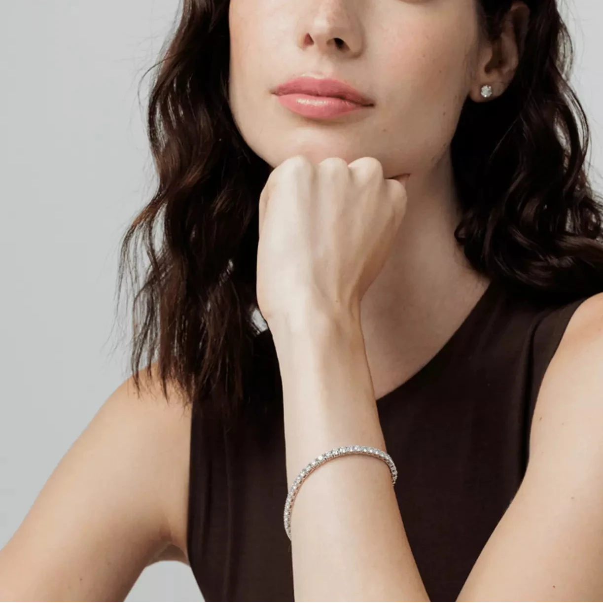 Tennis Bracelet Lab Grown 8 ct