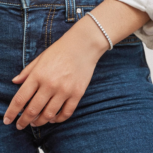 Tennis Bracelet Lab Grown 5 ct