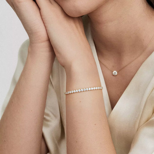Tennis Bracelet Lab Grown 6 ct