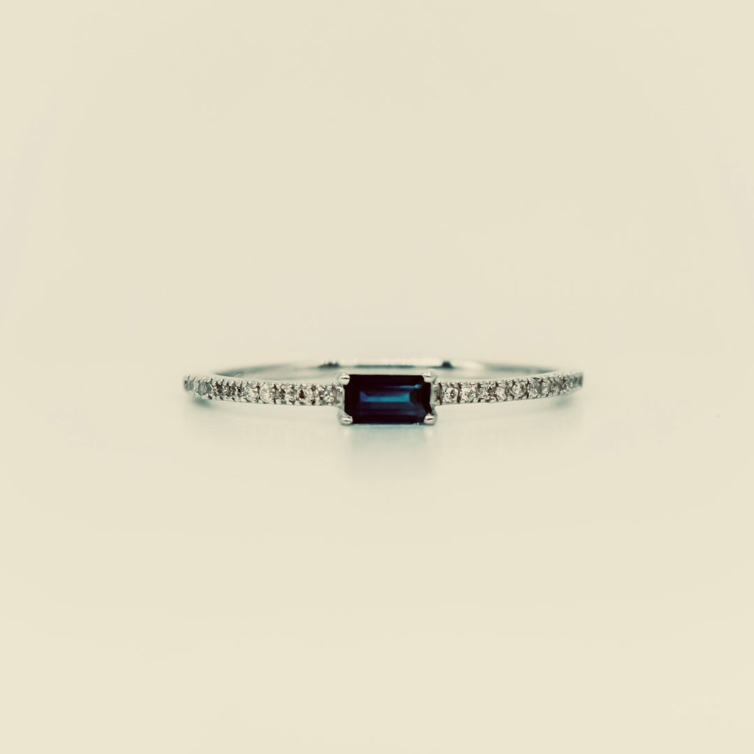 ANILLO TINY ZAFIRO AZUL