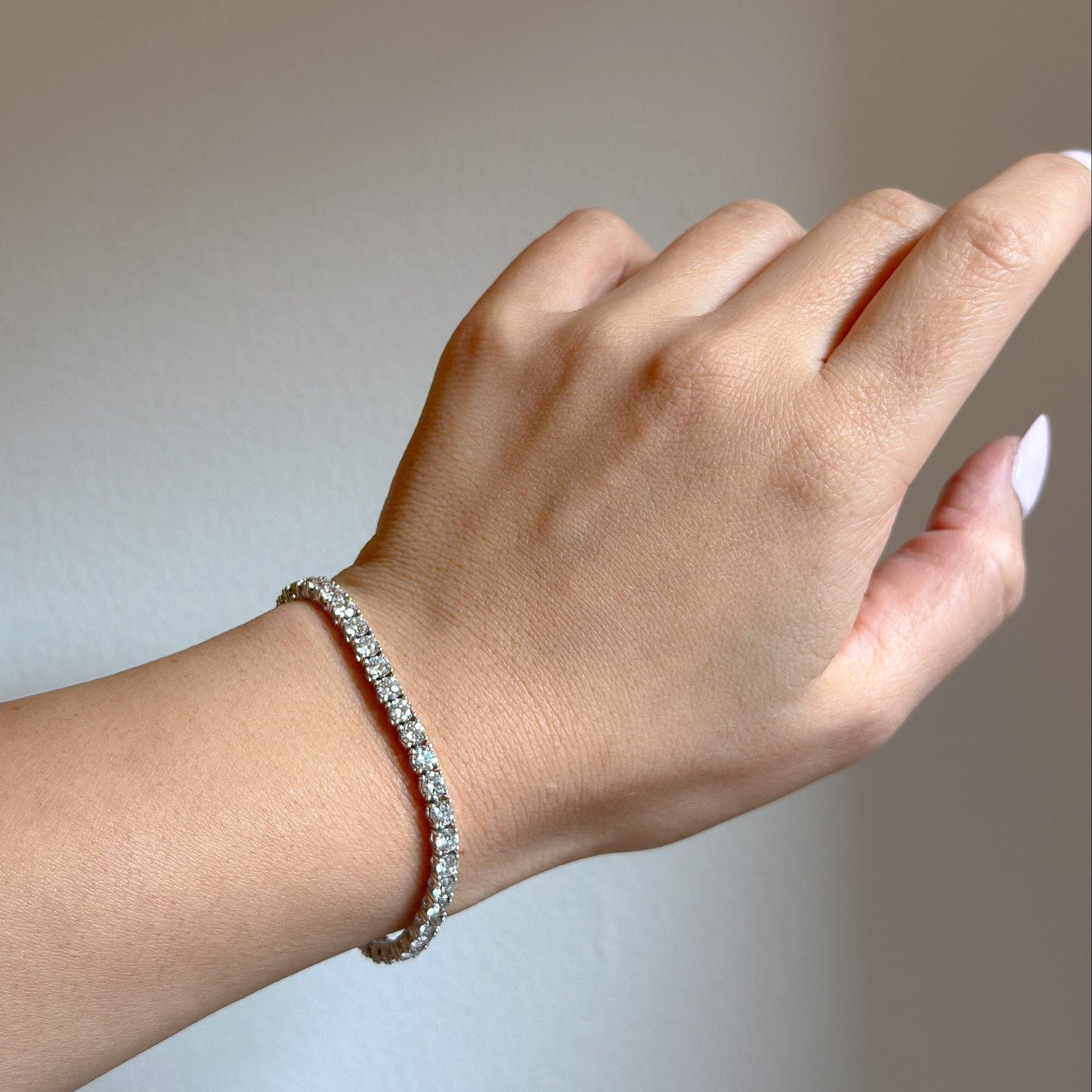 Tennis Bracelet Lab Grown 8 ct