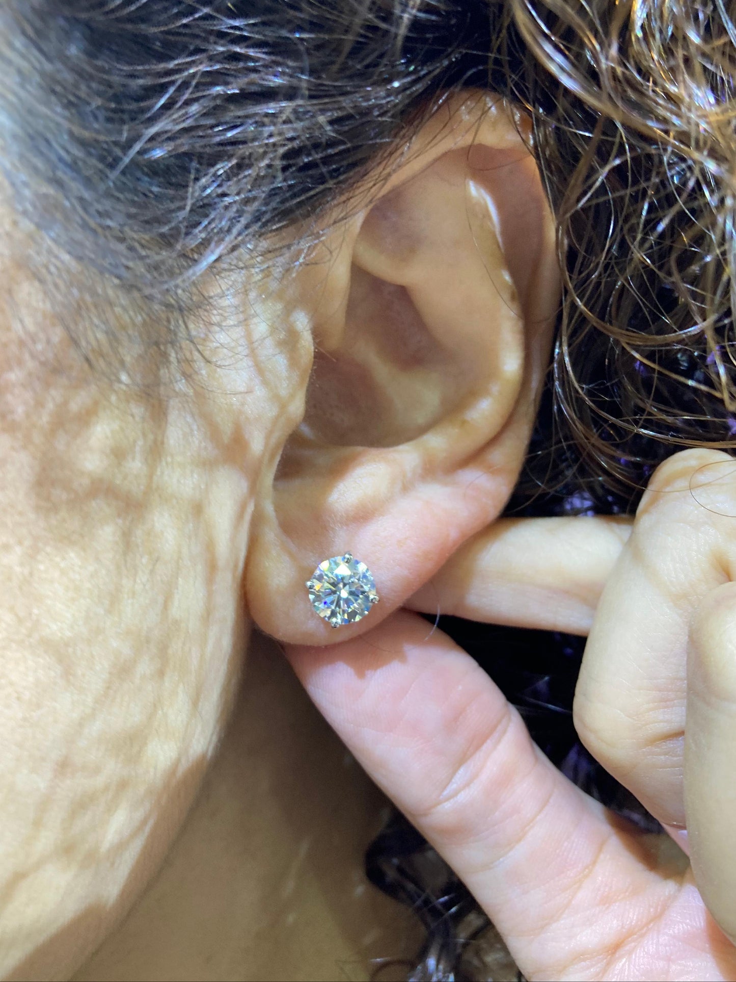 Lab Diamond Studs 3ct